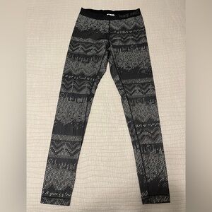 Nike Black Patterned Leggings